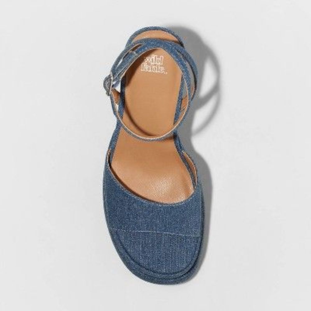 Women's Alessia Platform Heels - Wild Fable Blue 9.5 - Picture 2 of 3